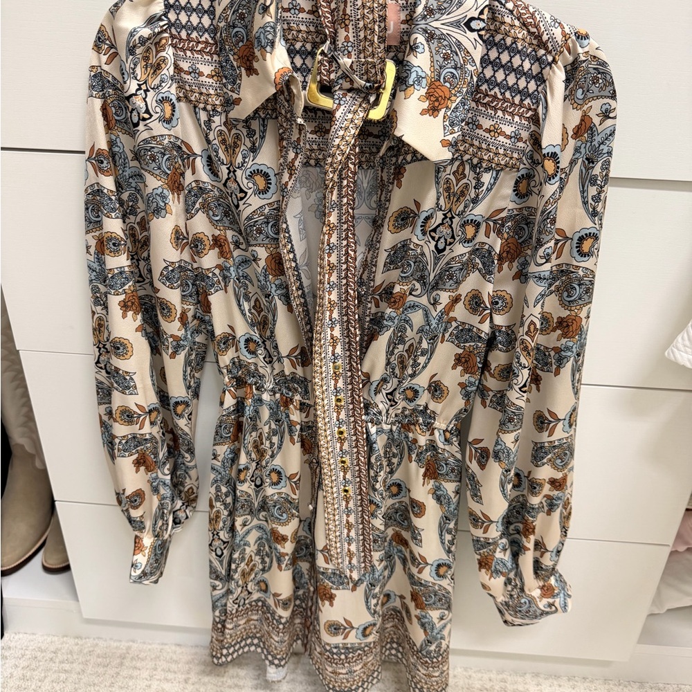 Show Me Your MuMu Floral Paisley Dress